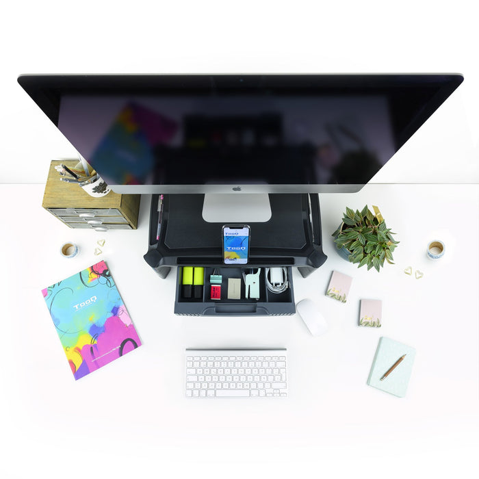 EAN 8433281009851 - TooQ MMPSSD01 soporte para monitor Escritorio Negro imagen 10