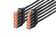 EAN 4016032441328 - Digitus DK-1644-0025-BL-10 cable de red Negro 0,25 m Cat6 S/FTP (S-STP) imagen 1