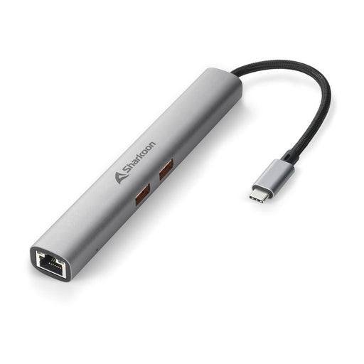 EAN 4044951040704 - Sharkoon 4044951040704 hub de interfaz 1250 Mbit/s Gris Oscuro imagen 2