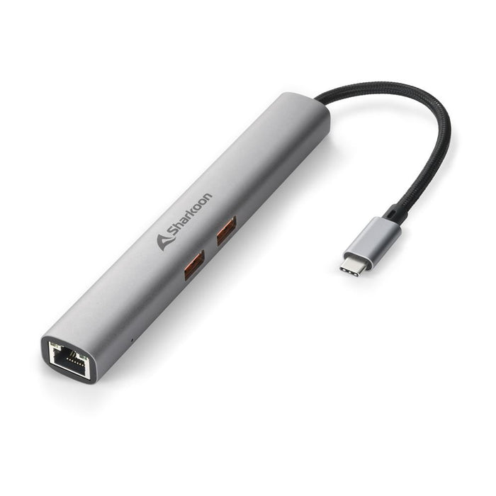 EAN 4044951040704 - Sharkoon 4044951040704 hub de interfaz 1250 Mbit/s Gris Oscuro imagen 2