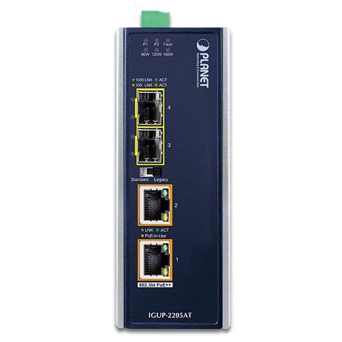 EAN 4711605284394 - PLANET IGUP-2205AT convertidor de medio 1000 Mbit/s Multimodo, Monomodo Azul imagen 2