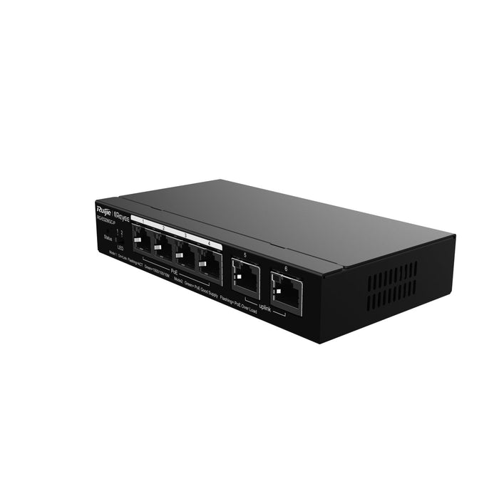 EAN 6971693271876 - Ruijie Networks RG-ES206GC-P switch Gigabit Ethernet (10/100/1000) Energía sobre Ethernet (PoE) Negro imagen 4