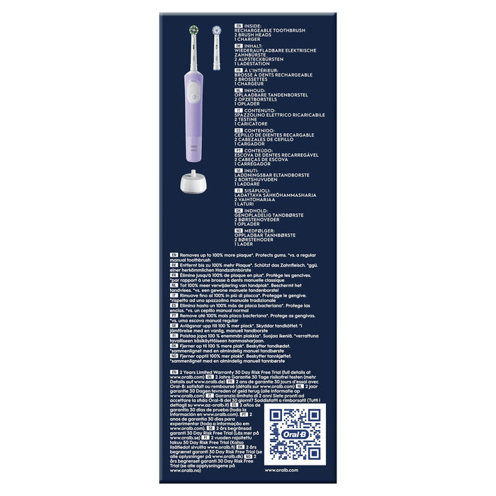 EAN 4210201432340 - Oral-B Vitality Pro Adulto Cepillo dental oscilante Violeta imagen 5