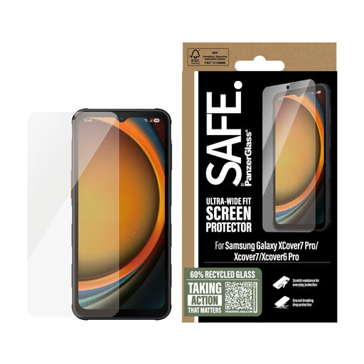 EAN 5715685026027 - PanzerGlass SAFE. by ® Screen Protector Samsung Galaxy Xcover7 Pro | Xcover7 | Xcover6 Pro | Ultra-Wide F imagen 2