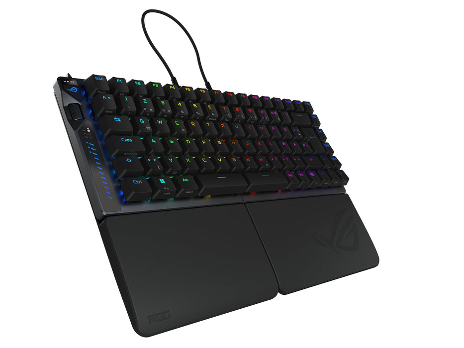 EAN 4711636056007 - ASUS ROG Falcata teclado Juego USB + RF Wireless + Bluetooth QWERTZ Alemán Negro imagen 3