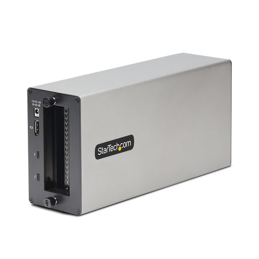 EAN 0065030895002 - StarTech.com 2TBT3-PCIE-ENCLOSURE base para portátil y replicador de puertos Alámbrico Plata imagen 2