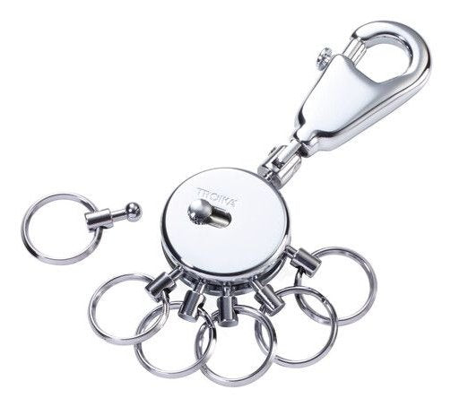 EAN 4024023110047 - TROIKA PATENT Llavero de anilla Plata imagen 2