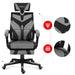 EAN 5903796010817 - Huzaro Combat 5.0 Silla para videojuegos de PC Asiento de malla Negro, Gris imagen 15