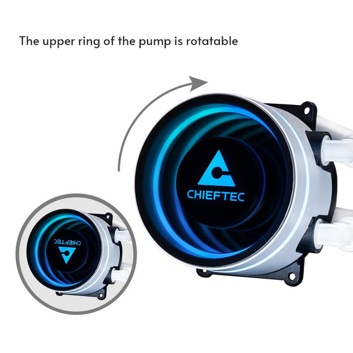 EAN 0753263079039 - Chieftec CLC-360-RGB-W sistema de refrigeración para ordenador Carcasa del ordenador Sistema de refrigera imagen 6