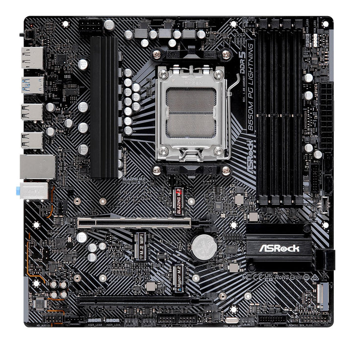 EAN 4710483943829 - Asrock B650M PG Lightning AMD B650 Zócalo AM5 micro ATX imagen 3