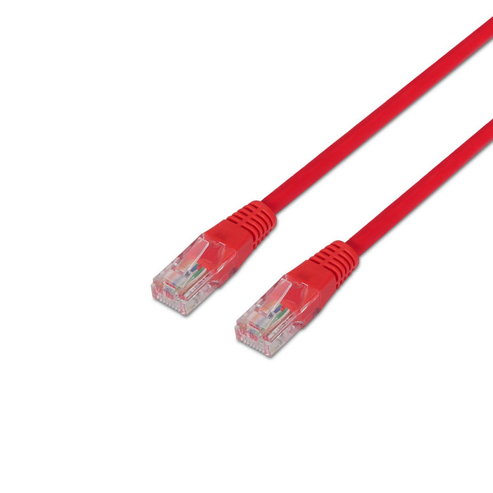 EAN 8436574702361 - AISENS A135-0237 cable de red Rojo 0,5 m Cat6 U/UTP (UTP) imagen 1