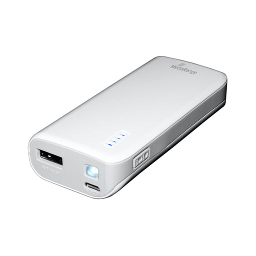 EAN 4260459610304 - MediaRange MR751 batería externa Ión de litio 5200 mAh Gris, Blanco imagen 1