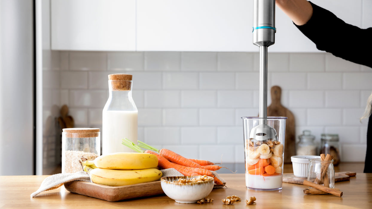 EAN 8435484042932 - Cecotec Power TitanBlack 1200 XL PerfectCream&Crush Batidora de inmersión 1200 W Negro, Verde, Acero inox imagen 4