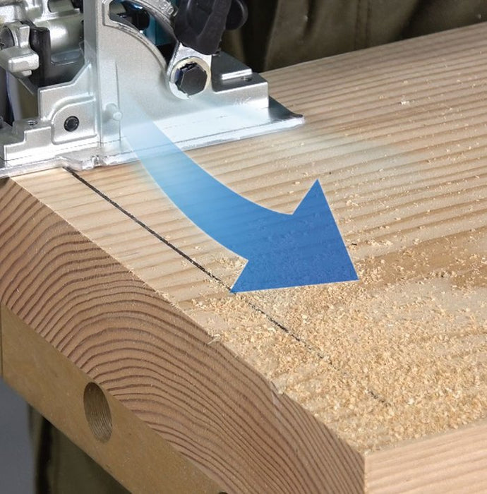 EAN 0088381863018 - Makita DHS661ZU sierra circular portátil 16,5 cm Negro, Verde, Acero inoxidable 5000 RPM imagen 6