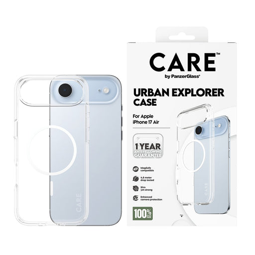 EAN 5715685026843 - PanzerGlass CARE by ® Flagship Case Transparent Urban Explorer w. White MagSafe iPhone 17 Air funda para  imagen 2