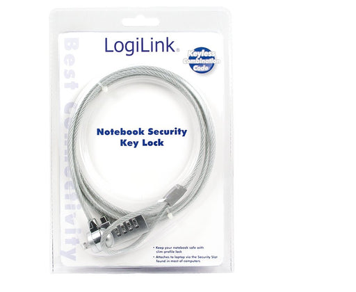 EAN 4260113565377 - LogiLink Notebook Security Lock w/ Combination cable antirrobo 1,5 m imagen 2