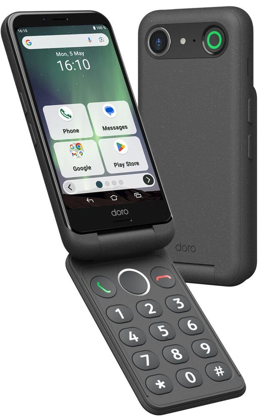 EAN 7322460089405 - Doro Aurora A20 11,4 cm (4.5") SIM doble Android 14 4G USB Tipo C 4 GB 64 GB 3000 mAh Negro imagen 1