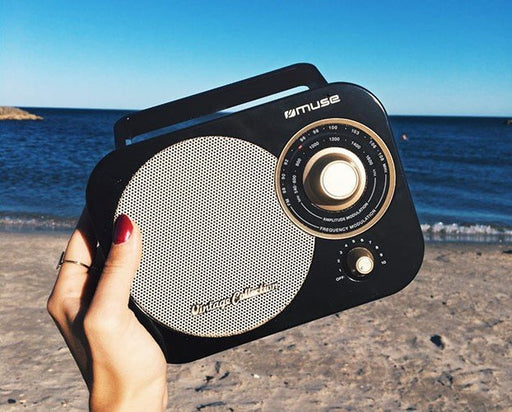 EAN 3700460205454 - Muse M-055 RB Portátil Analógica Negro, Oro imagen 2