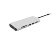 EAN 5704174098577 - eSTUFF ES623009 hub de interfaz USB 3.2 Gen 1 (3.1 Gen 1) Type-C 5000 Mbit/s Gris imagen 3