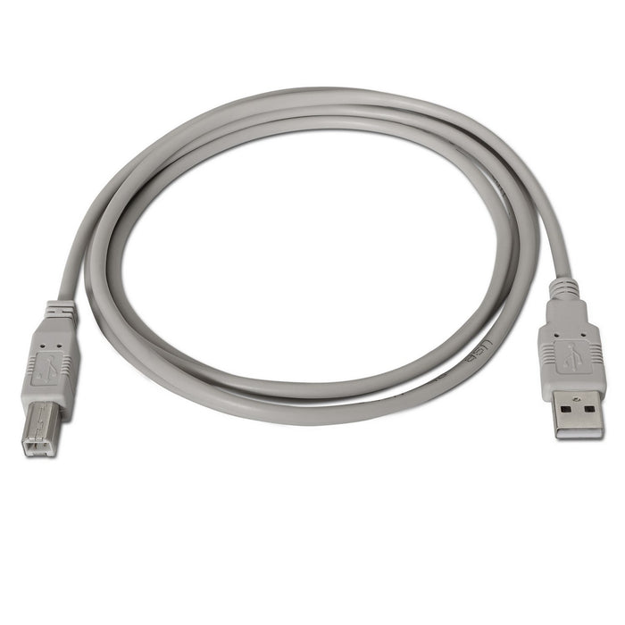 EAN 8436574700039 - AISENS A101-0004 cable USB USB 2.0 4,5 m USB A USB B Beige imagen 2