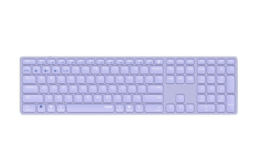 EAN 6940056121585 - Rapoo E9800M teclado Universal Bluetooth QWERTY Púrpura imagen 1