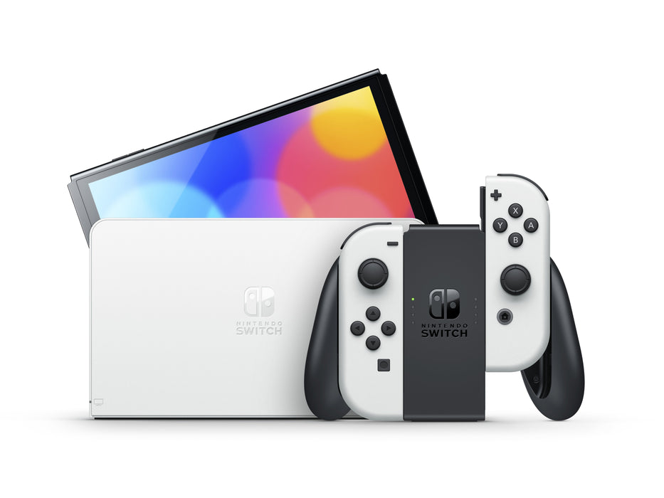 EAN 45496883386 - Nintendo Switch OLED videoconsola portátil 17,8 cm (7") 64 GB Pantalla táctil Wifi Negro, Blanco imagen 3
