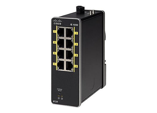 EAN 882658930324 - Cisco IE-1000-6T2T-LM switch Gestionado Fast Ethernet (10/100) Negro imagen 1