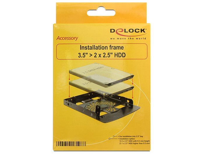EAN 4043619181988 - DeLOCK 18198 kit de montaje Negro imagen 2