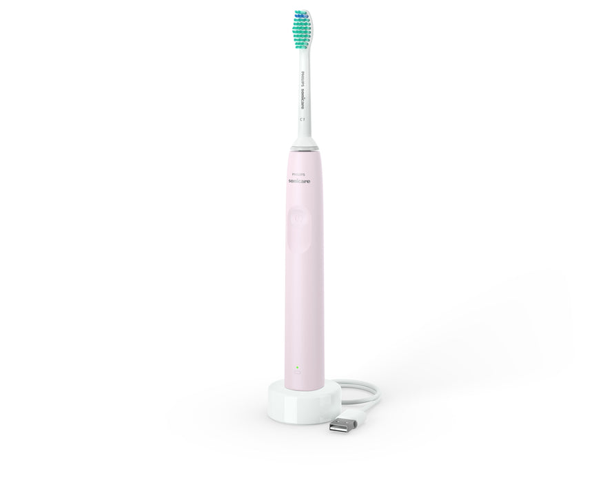 EAN 8710103985471 - Philips 2100 series HX3651/11 cepillo eléctrico para dientes Adulto Cepillo dental sónico Verde, Rosa, Bl imagen 2
