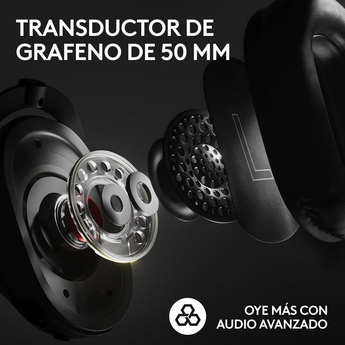 EAN 5099206109056 - Logitech G 981-001263 auricular y casco Auriculares Inalámbrico y alámbrico Diadema Juego Bluetooth Negro imagen 8