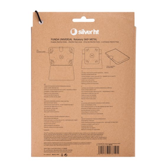 EAN 8420738288105 - SilverHT 111935340199 funda para tablet 25,6 cm (10.1") Multicolor, Turquesa imagen 7