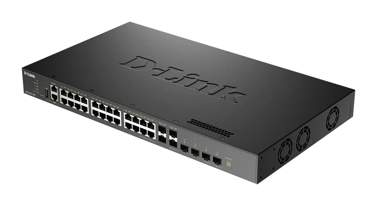 EAN 790069473517 - D-Link DXS-3410-32XY switch Gestionado L3 Fast Ethernet (10/100) Negro imagen 3