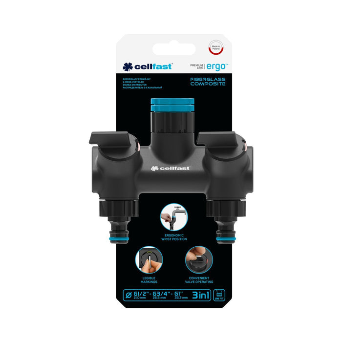 EAN 5907553505677 - CELLFAST 53-220 Conector para grifo Fibra de vidrio Negro 1 pieza(s) imagen 4