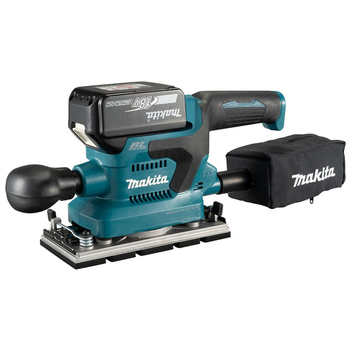 EAN 0088381772495 - Makita DBO382Z lijadora portátil Lijadora de hoja 12000 RPM Negro, Turquesa 200 W imagen 1