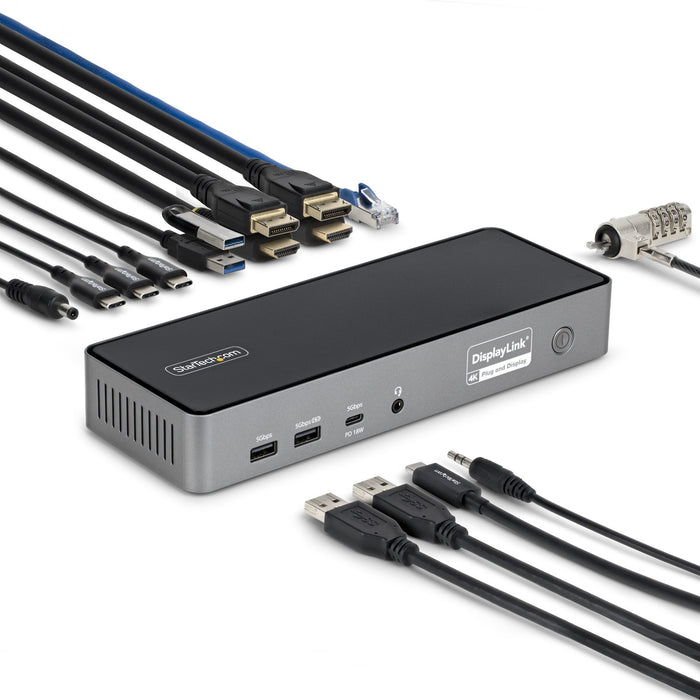 EAN 65030912945 - StarTech.com DK30C2DPEPRUE base para portátil y replicador de puertos Alámbrico USB 3.2 Gen 1 (3.1 Gen 1) T imagen 1
