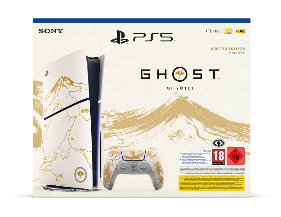 EAN 711719599661 - Sony Playstation 5 Slim Ghost of Yotei Bundle 1 TB Wifi Negro, Blanco imagen 3