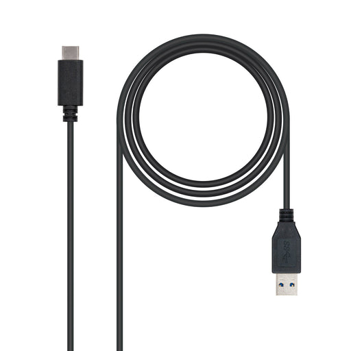 EAN 8433281007802 - Nanocable USB 3.1, 1m cable USB USB 3.2 Gen 2 (3.1 Gen 2) USB C USB A Negro imagen 1