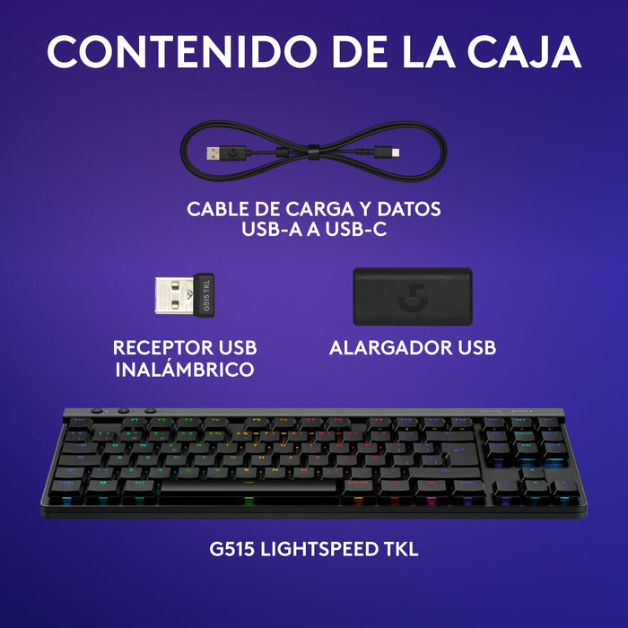 EAN 5099206119932 - Logitech G 920-012559 teclado Juego USB + RF Wireless + Bluetooth QWERTY Español Negro imagen 8