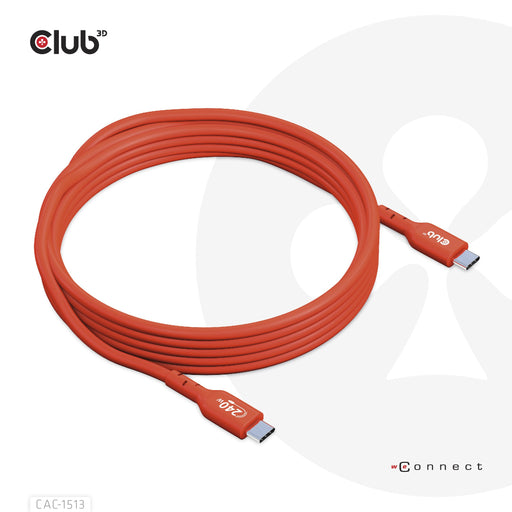 EAN 8719214472634 - CLUB3D CAC-1513 cable USB USB 2.0 USB C Naranja imagen 2