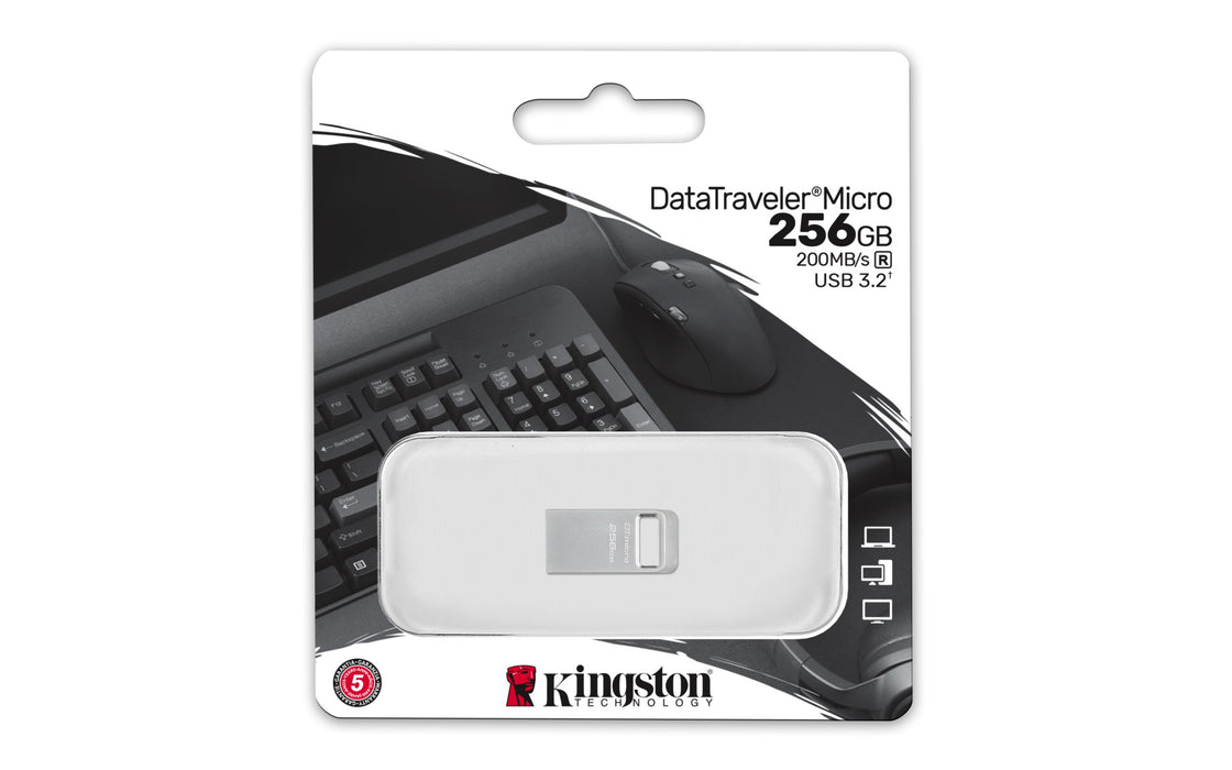 EAN 0740617327984 - Kingston Technology DataTraveler Micro unidad flash USB USB tipo A 3.2 Gen 1 (3.1 Gen 1) Plata imagen 4