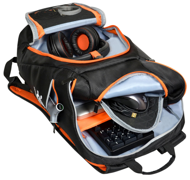 EAN 3567042023819 - Port Designs Gaming mochila Negro, Naranja Poliéster imagen 2