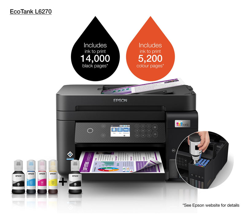 EAN 8715946683850 - Epson EcoTank L6270 Inyección de tinta A4 4800 x 1200 DPI 33 ppm Wifi imagen 24