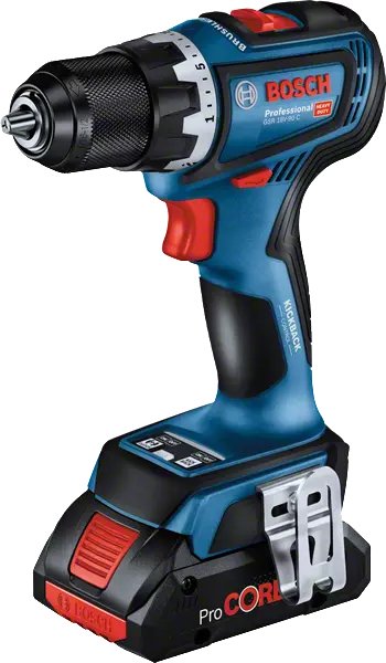 EAN 4059952617244 - Bosch GSR 18V-90 C 2100 RPM 1,1 kg Negro, Azul, Rojo imagen 2