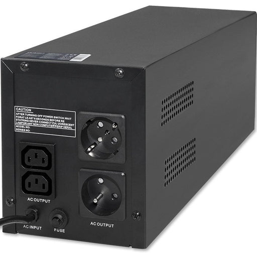 EAN 5901878537764 - Qoltec 53776 sistema de alimentación ininterrumpida (UPS) Línea interactiva 1,5 kVA 900 W 4 salidas AC imagen 2