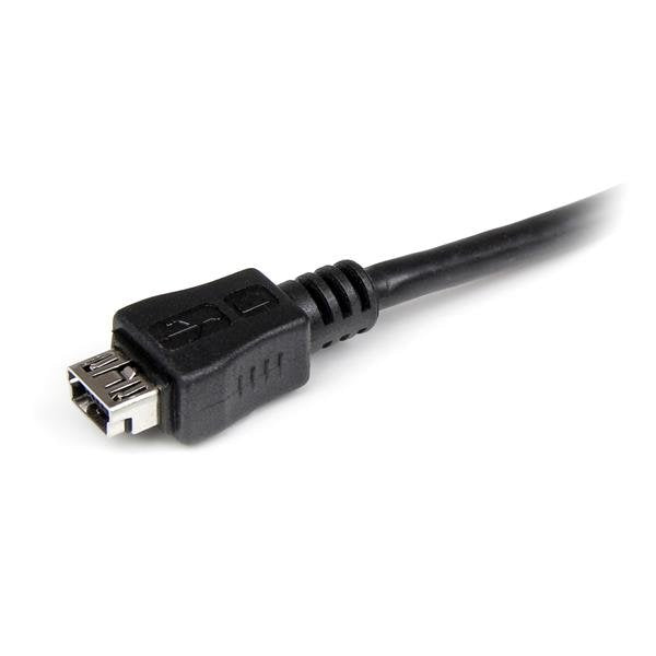 EAN 0065030847759 - StarTech.com UUSBMUSBMF6 cable USB 0,15 m Mini-USB B Micro-USB A Negro imagen 3