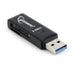 EAN 8716309087704 - Gembird UHB-CR3-01 lector de tarjeta USB Negro imagen 1