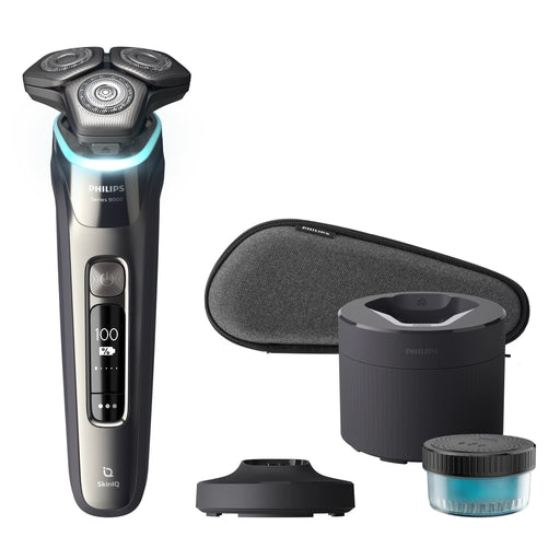 EAN 8720689018142 - Philips SHAVER Series 9000 S9974/55 afeitadora Máquina de afeitar de rotación Recortadora Cromo imagen 1