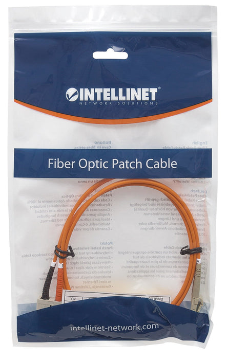 EAN 0766623470377 - Intellinet 470377 Cable de fibra óptica e InfiniBand 2 m LC SC Naranja imagen 5