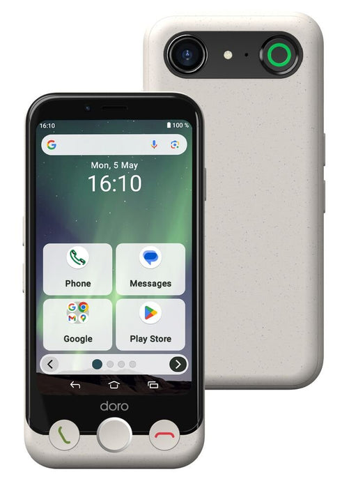 EAN 7322460088811 - Doro Aurora A10 11,4 cm (4.5") SIM doble Android 14 4G USB Tipo C 4 GB 64 GB 3000 mAh Negro, Blanco imagen 2