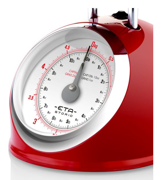 EAN 8590393325085 - Eta ETA577790030 báscula de cocina Rojo, Acero inoxidable, Blanco Encimera Alrededor Báscula de cocina me imagen 5